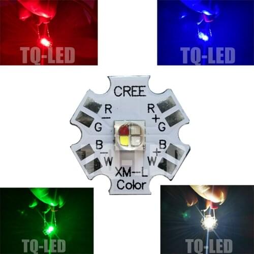 CREE 5050 XML RGBW Red Green Blue White Full-color 10-12W Lamp Beads High-power LED Stage Light