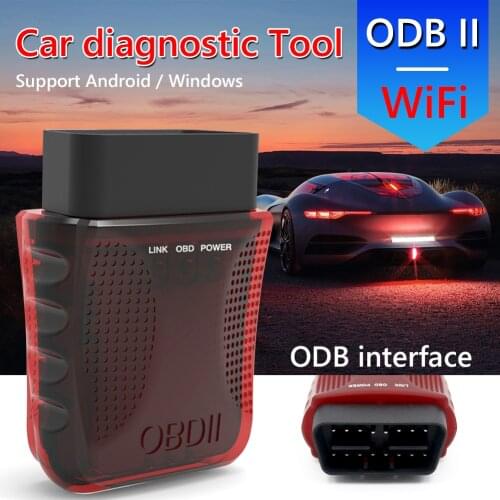 ELM327 Diagnostic Scanner Tool Interface Adapter OBD2 Scanner OBDII Code Reader Car Diagnostic Tool for iOS Android
