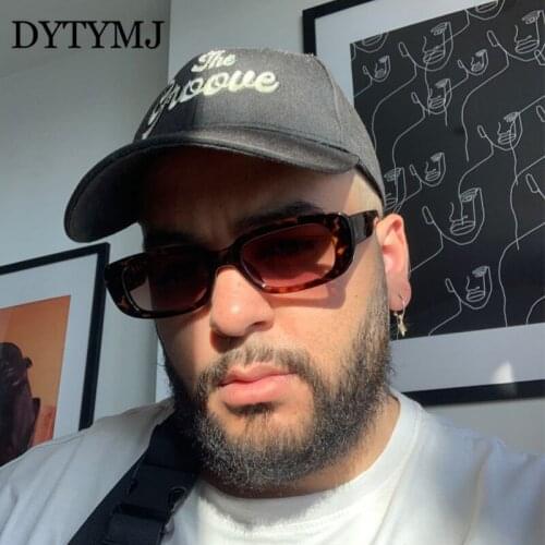 DYTYMJ Retro Luxury Brand Sunglasses Men Square Sunglasses Women Gradient Sun Glasses for Men Mirror Oculos De Sol Feminino