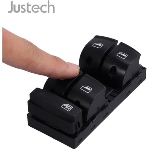 Justech Electric Window Switch For Audi A3,A6,Q7 Power Master Control 10 Pin Durable Glass lift Switch 4F0959851F 4F0959851