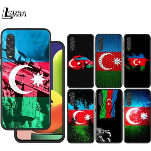 Azerbaijan Algeria Flag for Samsung Galaxy A90 A80 A70 A60 A50 A40 M30 A20E A2Core A10S A10E Silicon Soft Black Phone Case