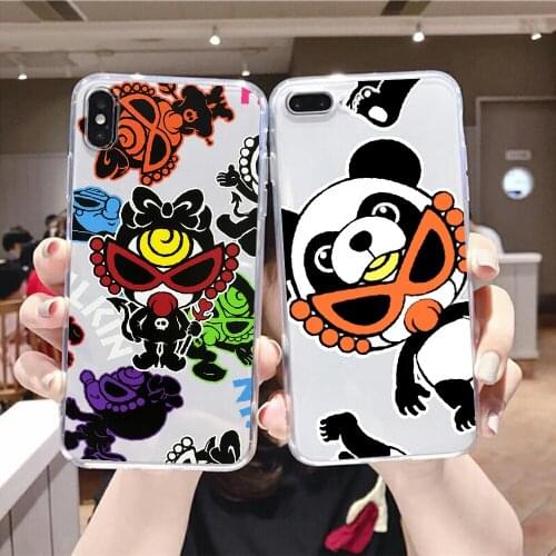 Hysteric mini clothing brand Phone Case For Samsung Galaxy Note 4 8 9 10 20 S8 S9 S10 S10E S20 Plus UITRA Ultra transparent