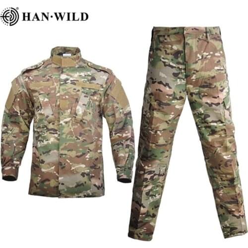 Camouflage Tactical Suit Men Military Uniform Airsoft Camping Army Special Forces Combat Jackets Pants Militar Soldier Clothes