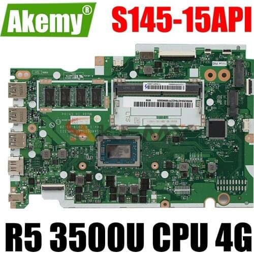 For Lenovo IdeaPad S145-15API laptop motherboard NM-C511 motherboard with R5 3500U CPU 4G DDR4 FUR 5B20S42802 100% fully tested