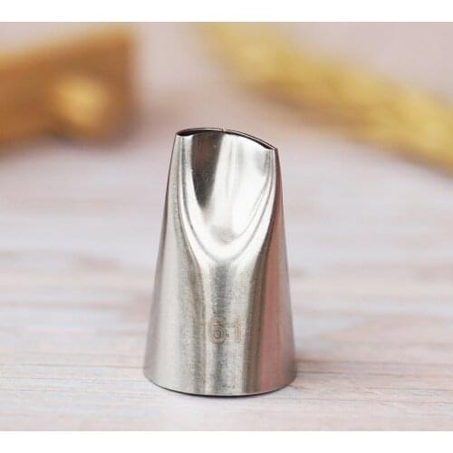 #61 Cake Cream Decoration Tips Piping Nozzle Stainless Steel Pastry Nozzle Cake Piping Tools Create Pinecone Freesia Small Size
