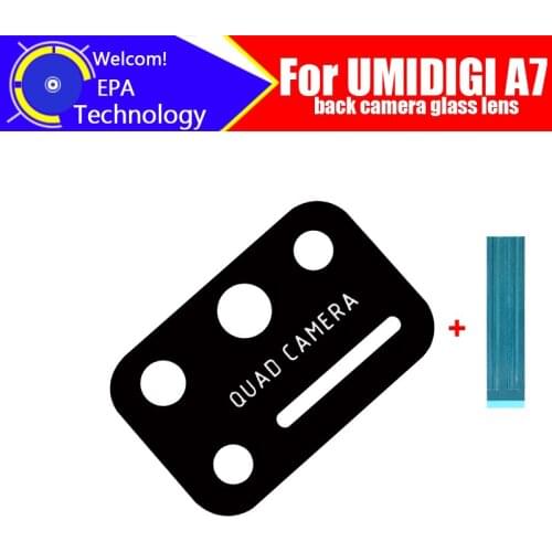 UMIDIGI A7 Back Camera Lens 100% Original Rear Camera Lens Glass Replacement Accessories For UMIDIGI A7 phone