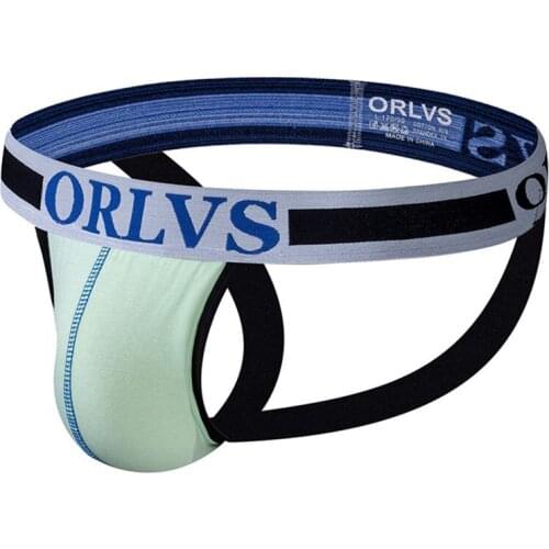 ORLVS G-strings Double D Design Underpants Three-dimensional Pouch Micro Elasticity Ass Freedom Soft Breathable Sport Shorts
