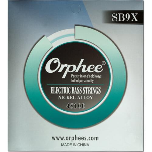 Orphee Professional SB9X 045-100 inch 4 Strings Electric Bass Strings Hexagonal Nickel Alloy Normal Light Bass Accessories