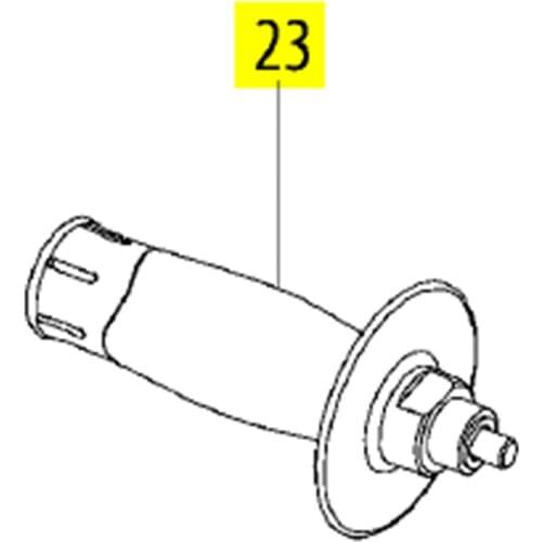 Handle FOR METABO W650-100 W650-125 343449500