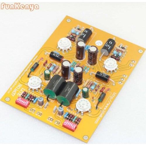 Assemble LS37 Tube Phono Amplifier Board MM&MC Dual Input 12AX7 Tube Phono Amp Audio