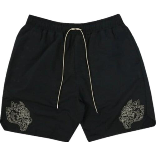 Summer Gyms Workout Male Loose Breathable Quick Dry Sportswear Jogger five-pointShorts Men Fitness Bodybuilding Shorts