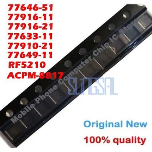 2Pcs New 77646-51 77916-11 77916-21 ACPM-8817 77633-11 77910-21 77649-11 RF5210