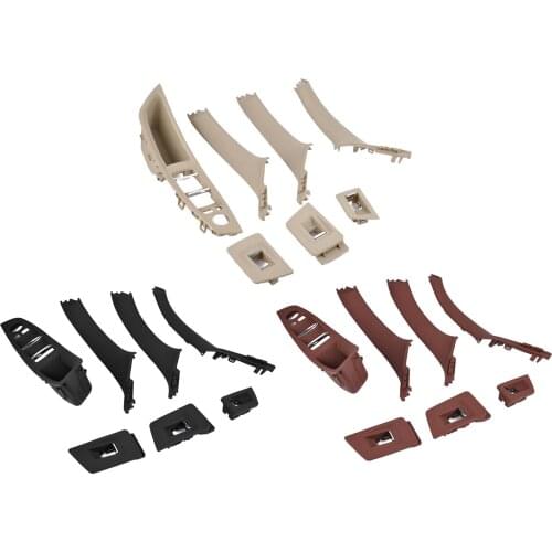 7Pcs/Set Auto Inner Door Pull Handle Trim For BMW 520i 525i 528i 530d 535i