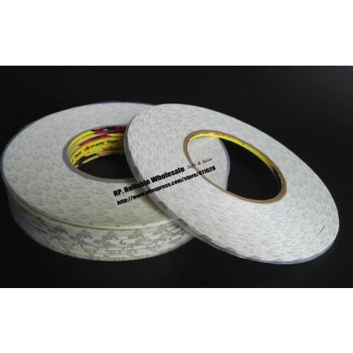 Promotion! 10 Rolls 4mm*50M 3M 9080 Double Sided Adhesive Tape for Phone LCD Screen Repair, LED Strip Panel Joint Hi-Temp Resist