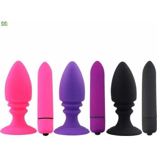Bestco 18+ Anal Plug Vibrator Butt G-Spot Stimulate BDSM Erotic Goods Adult Sex Toys Accessories For Unisex Couples Masturbator