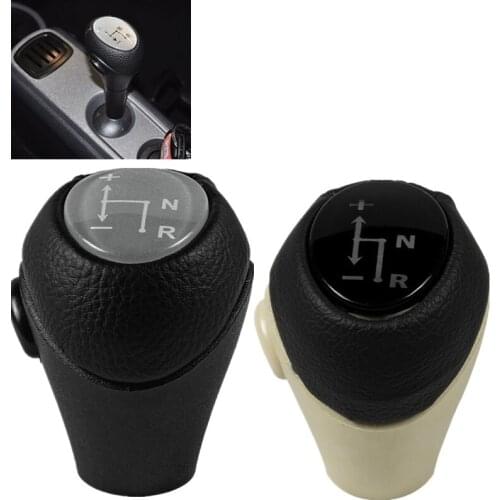For Mercedes Smart Fortwo Roadster 450 451 Brabus Fortwo Automatic Car Styling Leather Gear Shift Knob Lever Shifter Hand Ball
