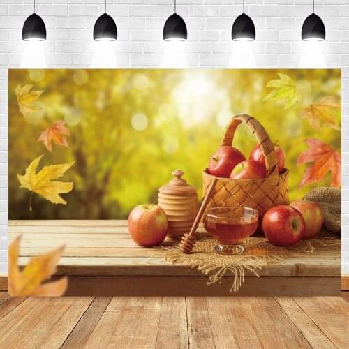 Yeele Rosh Hashanah Background Jewish New Year Autumn Apple Backdrop Baby Photographic Photography Photo Studio Photophone