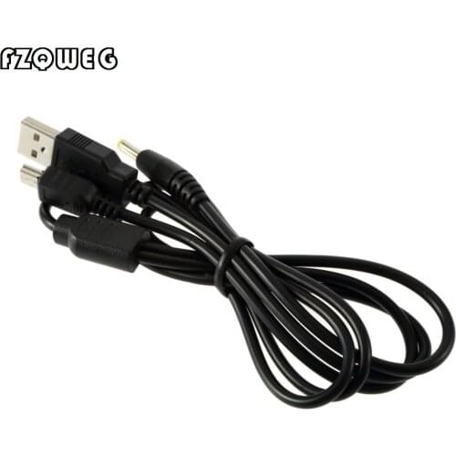 FZQWEG 10 pcs 2 in 1 USB Charger Cable Data Transfer Power Charging Cord For Sony PlayStation Portable PSP 1000 2000 3000 to PC