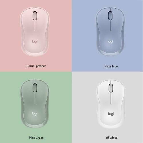 Logitech M221 Silent Wireless Mouse Gamer Computer Ergonomic Mice 3 Buttons USB Optical Game Mice For Laptop Desktop PC