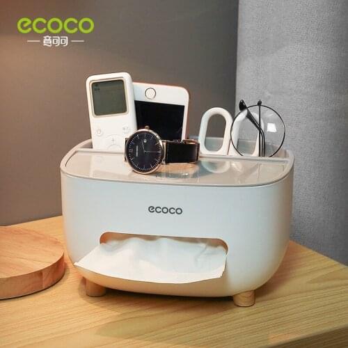 Ecoco Multi Function Napkin Holder, Household Fashion Storage Box,Creative Office Storage, Bathroom Tissue Box, Napkin Box