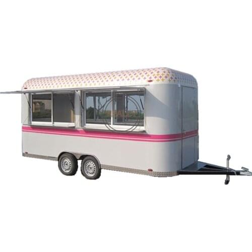 Mobile coffee food truck snack fast food cart/truck/trailer outdoor use tourist car with CE approved