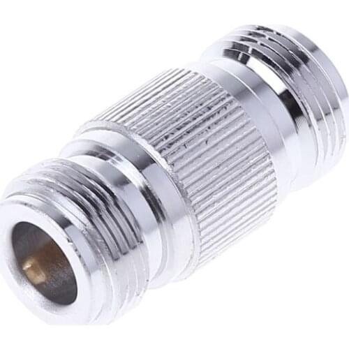 N-Type Double Female Jack Coupler RF WiFi Antenna Coax Adapter Barrel Connector