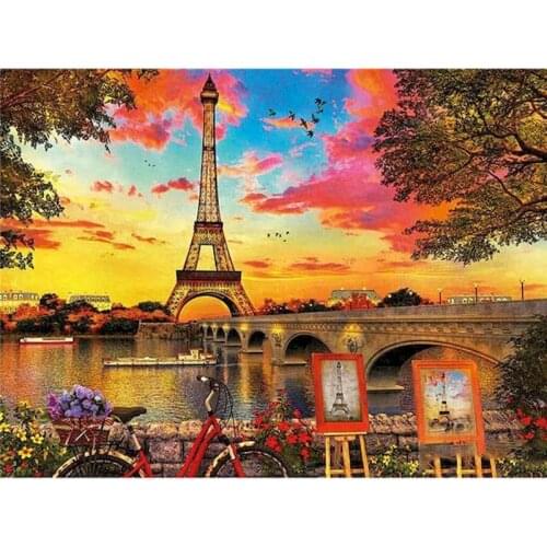 GATYZTORY 40x50cm DIY Frameless Landscape acrylic Painting By Numbers On Canvas Paint By Number Canvas Painting Kits Home Decora