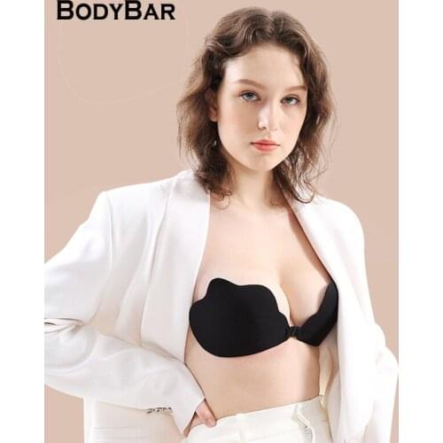 Chest Paste Sexy Transparent Covers Silicone Breast Stickers Women Strap Nipples Bras New Wedding Solid Color Adhesive Pad Bras