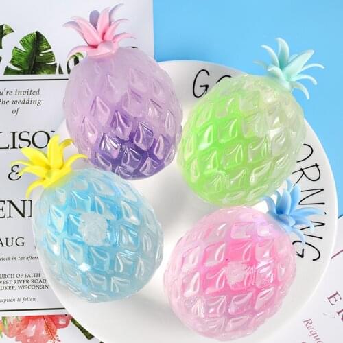 Office Pressure Release Antistress Toy Anti-anxiety Stress Relief Squeeze Squishy Ball Toy Child Simulation Pineapple Fidget Toy