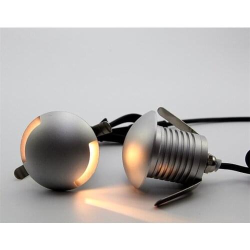 LED Underground Light Outdoor Landscape Lighting Recessed Spot Light Kit IP67 3W 12V Patio Pavers LED Floor Deck Stair Lamp DHL