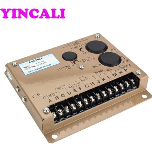 High Quality Speed Controller ESD5522 Genset Governor Control System Supply 12 or 24 VDC Battery System
