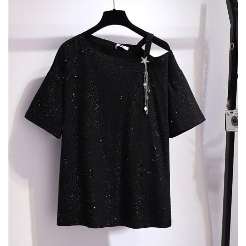 2XL To 6XL Plus Size Blouses Women Tops Summer Shirts Off Shoulder Blusas Femininas Elegante Casual Robes T60831