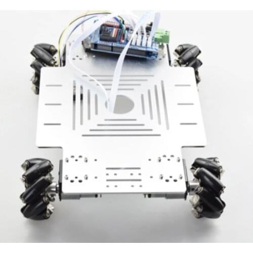 20kg Big Load Smart Rc Mecanum Wheel Robot Car Chassis Kit Omni Platform With Ps2 Mega2560 Controller For Robort Study