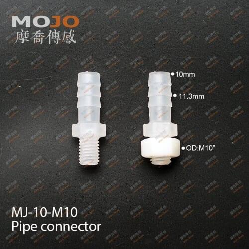 2020 MJ-10-M10 (10pcs/lots) straight nozzle connector PP hose connector