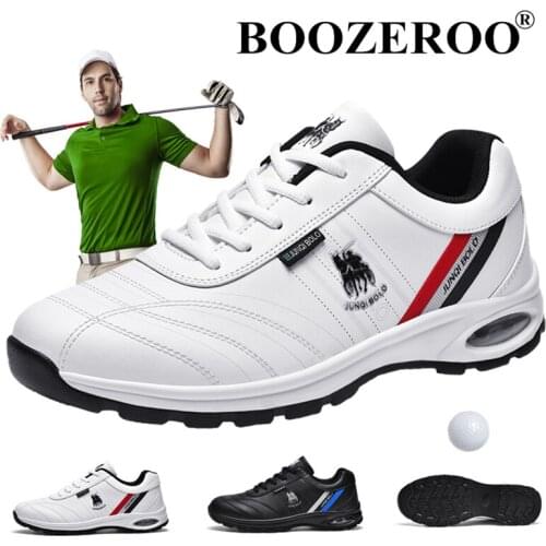 Men Golf Shoes Nonslip Waterproof Sports Shoes Outdoor Golf Training Shoes