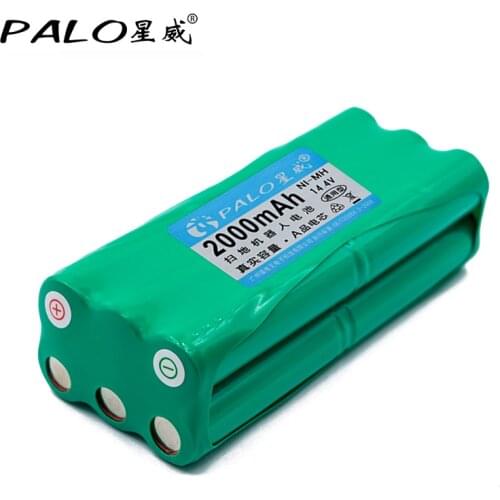 PALO new type of battery 14.4V Ni-MH 2000 mAh Robot vacuum cleaner rechargeable battery for liberoV-M600 / M606 v-botT270 / 271