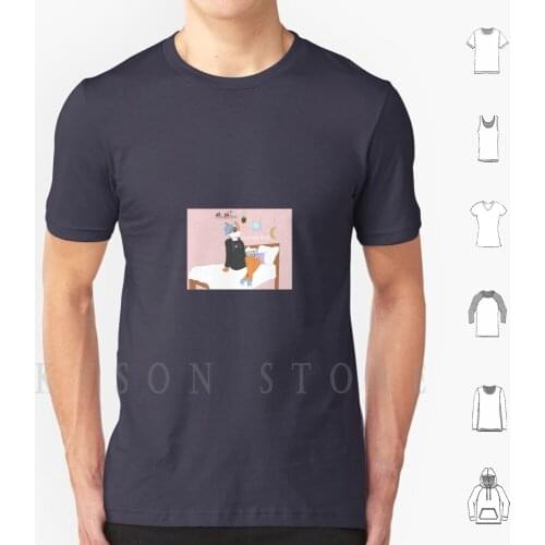 Anthro Shiba Inu I'M Always Tired Mood T Shirt Diy Big Size Cotton Shiba Shiba Inu Furry Anthro Kawaii Pastel