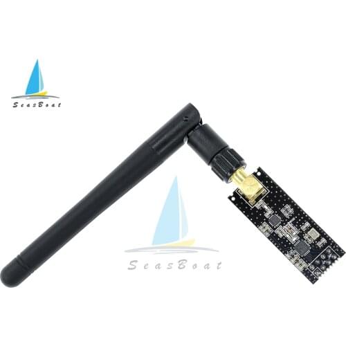 Wireless Transceiver Module RF Transceiver Module 2.4G 1100m NRF24L01+PA+LNA SMA Antenna for Arduino