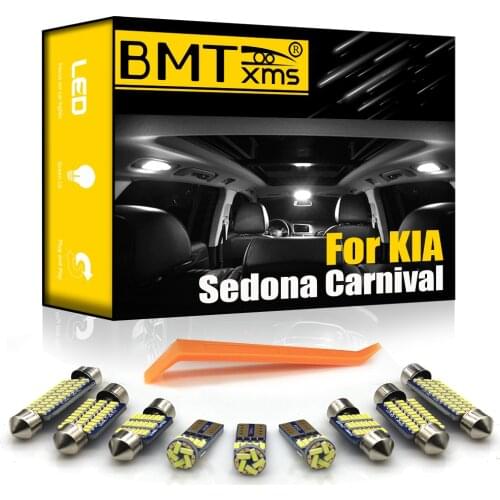 BMTxms Canbus Error Free For KIA Sedona For Carnival 2006 To 2014 2015 2018 Vehicle LED Interior Dome Trunk Light