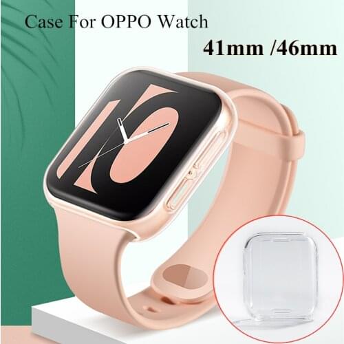 Case For OPPO Watch 41mm 46mm Cover Soft TPU Screen Protector Clear Watch Case Full Coverage Protection For OPPO Watch 41mm 46mm