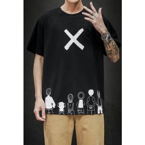 Men Short Sleeve T Shirt 2021 Streetwear Tshirt Classic O NECK Top Tees Man Clothing