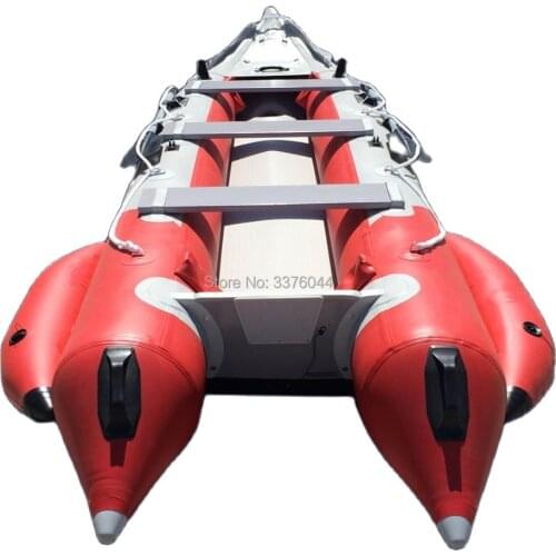 GTK420 3 people CE Certificate Inflatable kayak fishing boat catamaran kayak sport boat for sale