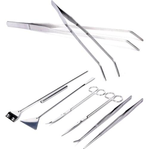 1 PCS Aquarium Maintenance Tools Tweezers Scissors For Live Plants Grass Aquario Accessory Fish Aquatic Pet Supplies