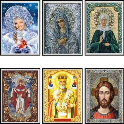 2020 new 5D crystal round diamond painting DIY diamond painting embroidery home decoration diamond religious mosaic give gifts