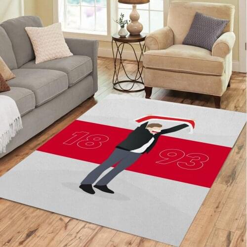 Claus Vogt VfB Stuttgart Carprt Rug for Living Room Bedroom Decoration Home Non-slip Rugs Floor Mat Dropshipping