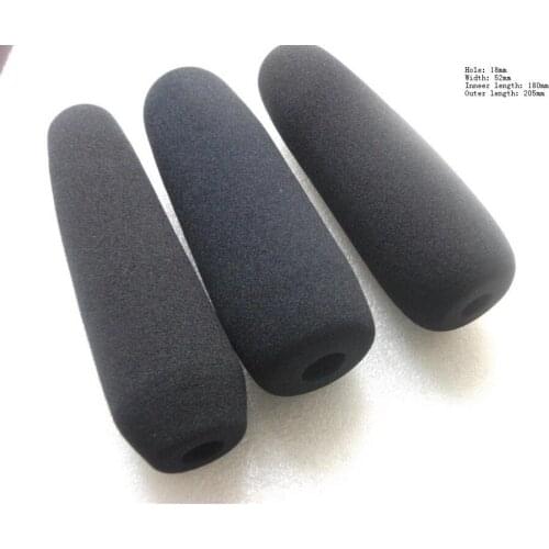 Linhuipad Big quality dense foam mic windshields microphone shortgun covers with 20cm length 1000pcs/lot