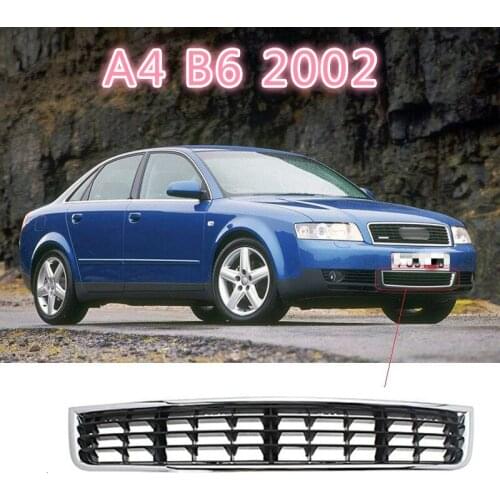 Car Styling Front Bumper lower center Mesh grille ventilating grill OEM 8E0807647 For Audi A4 A4L B6 2001-2005