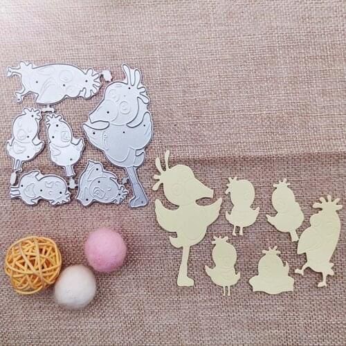 85*85mm Singing chick new Metal Cutting Dies Scrapbooking DIY Album Paper Card Craft Embossing stencil Dies