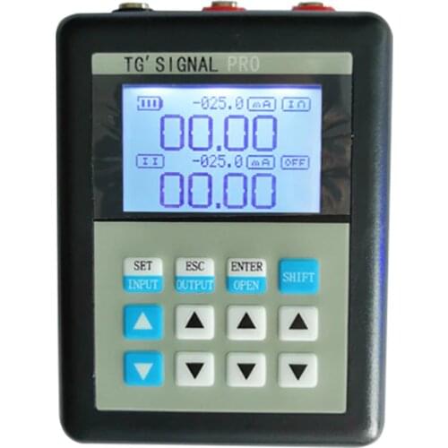 Original TG Signal Pro 24V 4-20mA 0-10V Signal Generator Analog Current Voltage Signal Tester Valve Calibrator with Curve Output