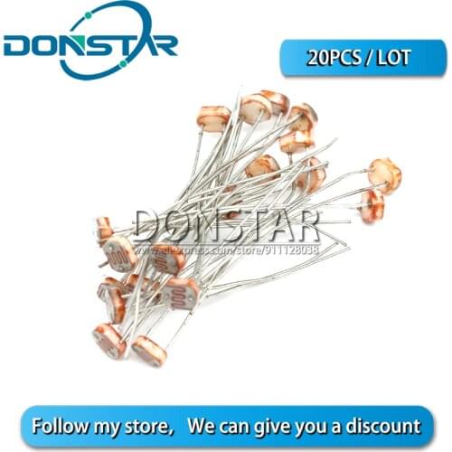 LDR Photo Light Sensitive Resistor GL5506 GL5516 GL5528 GL5537 GL5539 GL5547 GL5549 Photoresistor 5506 5516 5528 5537 5539 5547